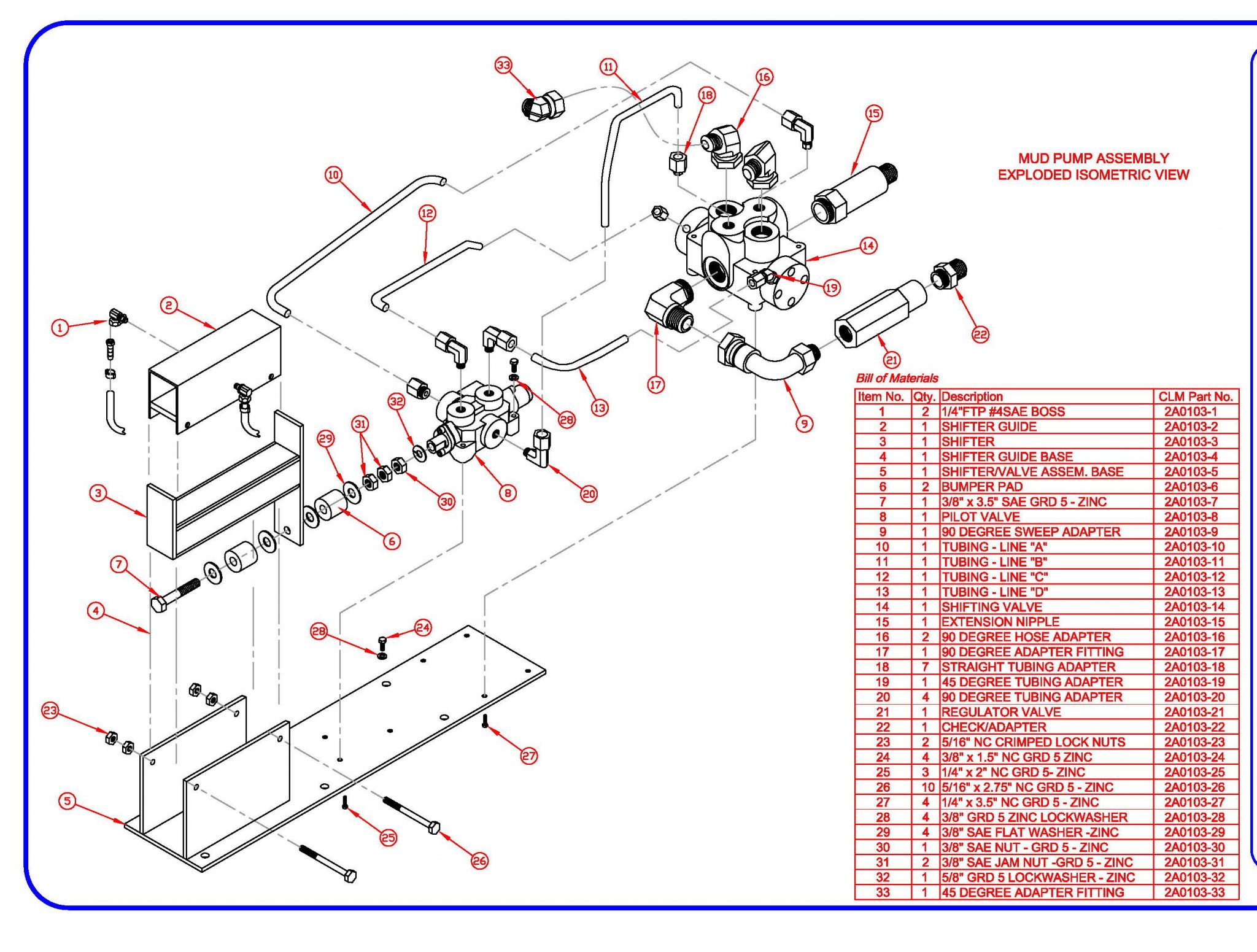 Centerline Mud Pump Parts List - NDS Drilling Supply NDS Drilling Supply