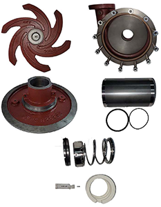 Complete Fluid-End Centrifugal Rebuild Kits and Parts